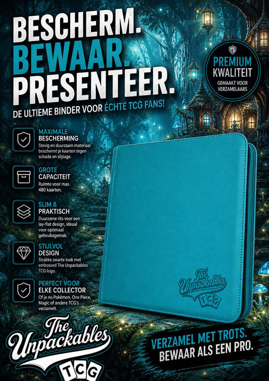 Binder Turquoise - By The Unpackables TCG