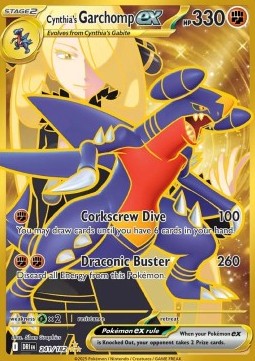 Cynthia's Garchomp ex (DRI 241) - NM