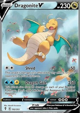 Dragonite V (EVS 192) - NM