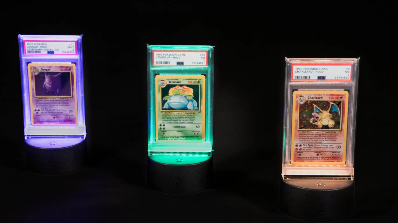 LED Based Graded Card Stand