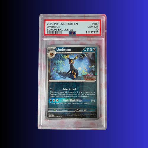 Umbreon- Obsiadian Flames (Stamp) - PSA 10