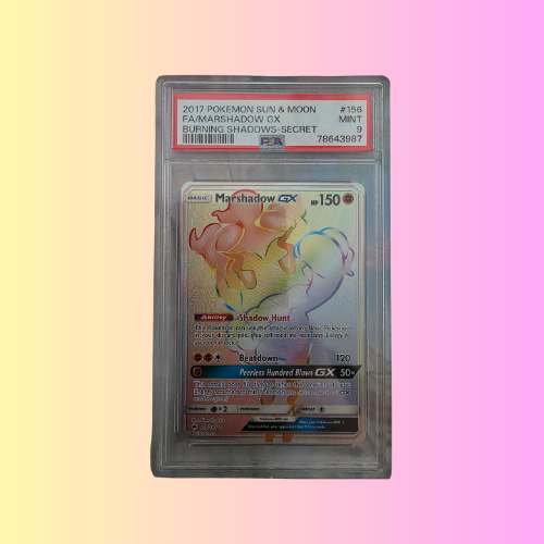 Marshadow GX - Burning Shadows - PSA 9