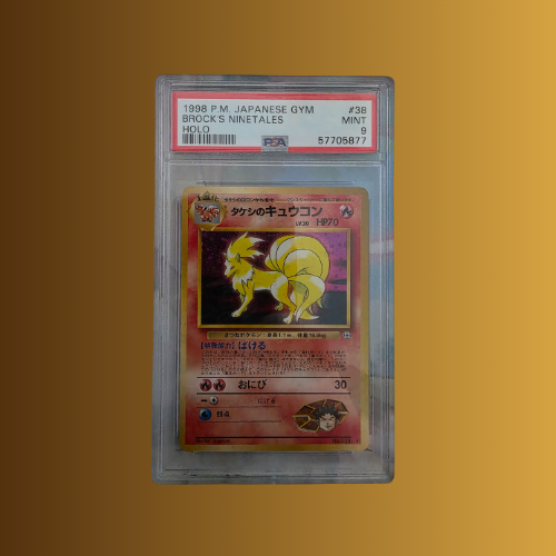 Brock's Ninetales - Gym (Leader's Stadium) - JAP - PSA 9