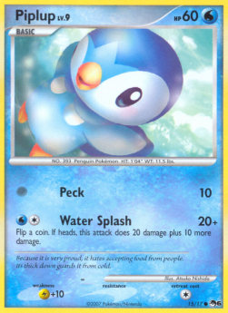 Piplup Lv.9 (POP6 15) - EX