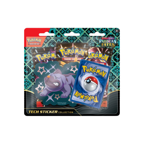 Pokemon Paldean Fates Tech Sticker Collection – Shiny Maschiff