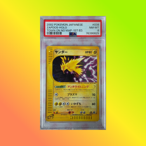 Zapdos - Town on no Map - JAP -  PSA 8